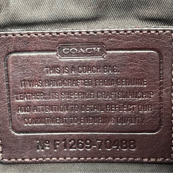 COACH Bleeker Legacy Leather Messenger Bag - Picture 10 of 16